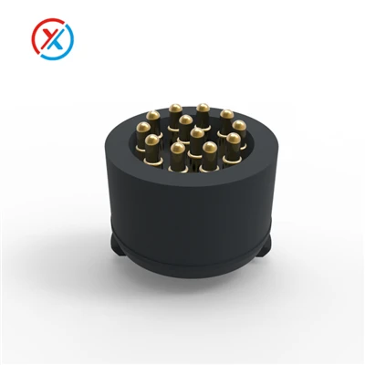 Circular 12 Pin Spring Pin Connector